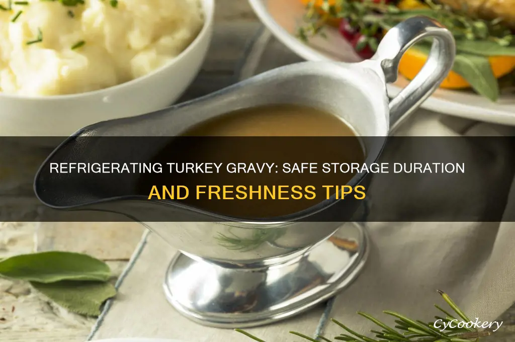how long can turkey gravey be refrigerated