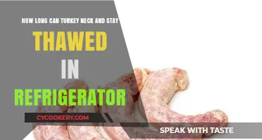 Turkey Neck Storage: Safe Thawing and Refrigeration Time Limits