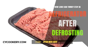 Refrigerated Turkey Lifespan: How Long After Defrosting Is It Safe?