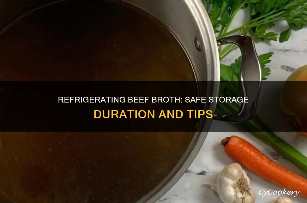 how long can u refrigerate beef brith