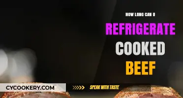 Refrigerating Cooked Beef: Safe Storage Duration and Tips