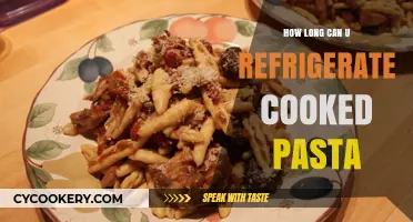 Refrigerating Cooked Pasta: Safe Storage Tips and Shelf Life Guide