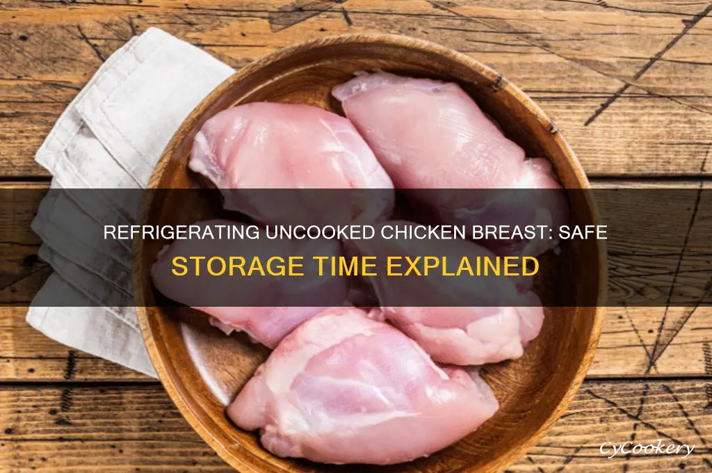 how long can uncooked chicken breast be refrigerated
