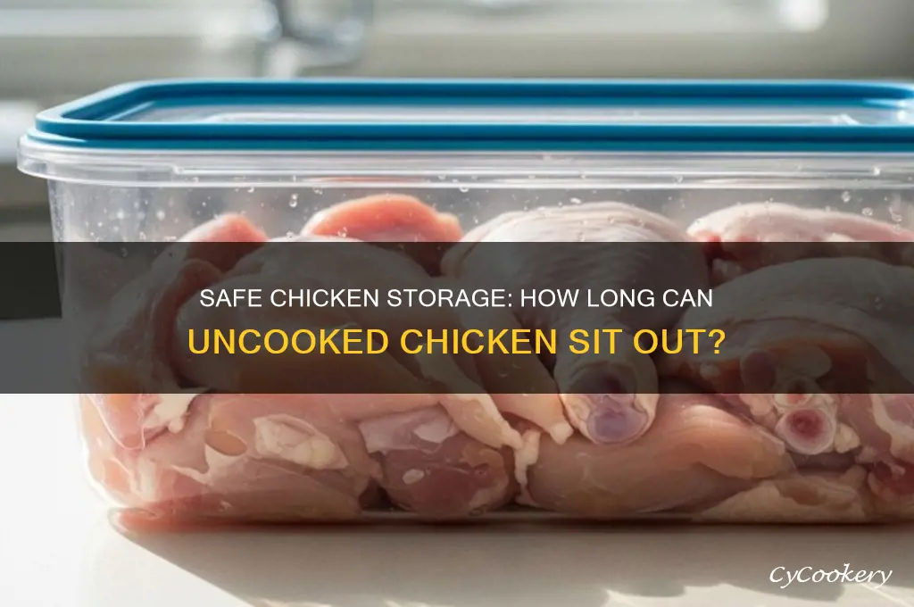 how long can uncooked chicken safe brfore refrigerating
