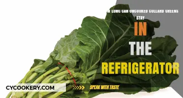 Refrigerating Collard Greens: How Long Do They Stay Fresh Uncooked?