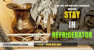 Refrigerating Uncooked Cornbread Dressing: Safe Storage Duration Explained