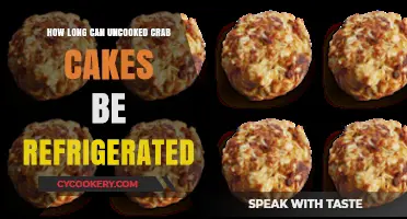 Refrigerating Uncooked Crab Cakes: Safe Storage Time and Tips