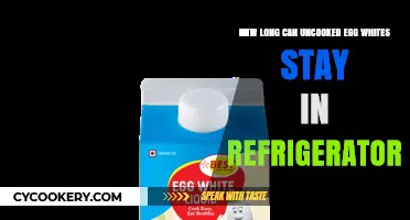 Uncooked Egg Whites: Refrigerator Shelf Life and Storage Tips