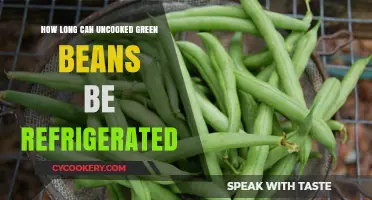 Refrigerating Uncooked Green Beans: Optimal Storage Time and Tips