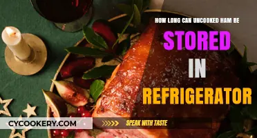 Refrigerator Storage Guide: How Long Can Uncooked Ham Last?