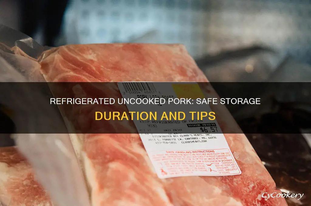 how long can uncooked pork stay in the refrigerator