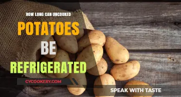 Refrigerating Uncooked Potatoes: Optimal Storage Time and Freshness Tips