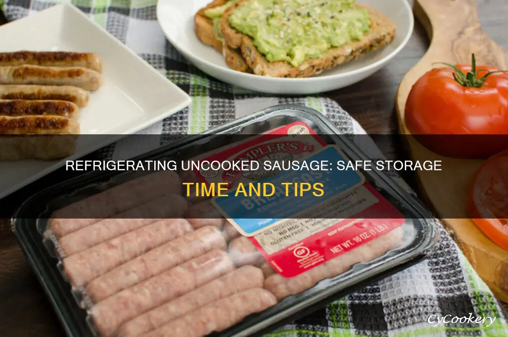 how long can uncooked sausage be refrigerated