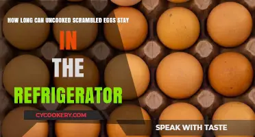 Refrigerated Uncooked Scrambled Eggs: Safe Storage Duration Explained