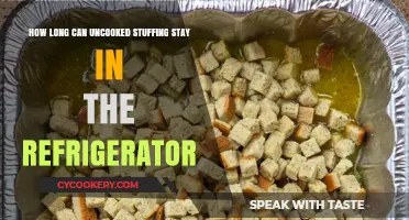 Refrigerated Uncooked Stuffing: Safe Storage Duration and Tips