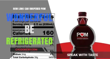 Refrigerating Unopened Pom Wonderful: Shelf Life and Storage Tips