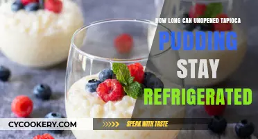 Unopened Tapioca Pudding Shelf Life: Refrigeration Duration Explained