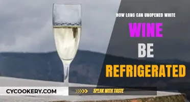 Refrigerating Unopened White Wine: Optimal Storage Time Explained