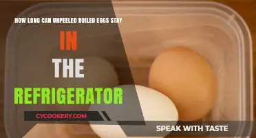 Unpeeled Boiled Eggs: Refrigerator Shelf Life and Storage Tips
