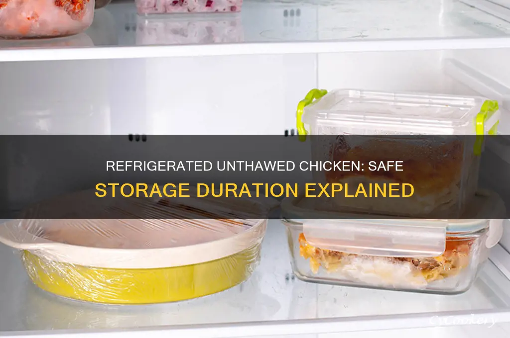 how long can unthaw chicken stay in the refrigerator