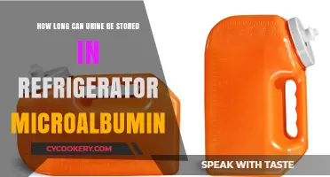 Storing Urine for Microalbumin Testing: Refrigerator Shelf Life Explained