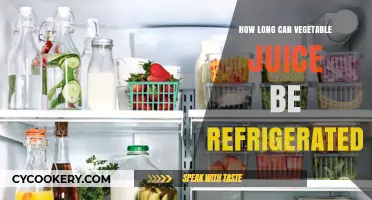 Refrigerating Vegetable Juice: Optimal Storage Time for Freshness and Safety