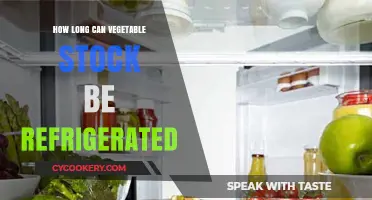 Refrigerating Vegetable Stock: Optimal Storage Time and Safety Tips
