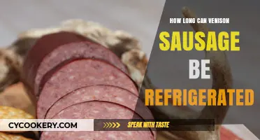 Refrigerating Venison Sausage: Optimal Storage Time and Safety Tips