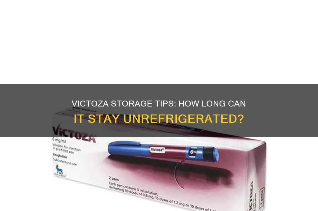 how long can victoza be left out of the refrigerator