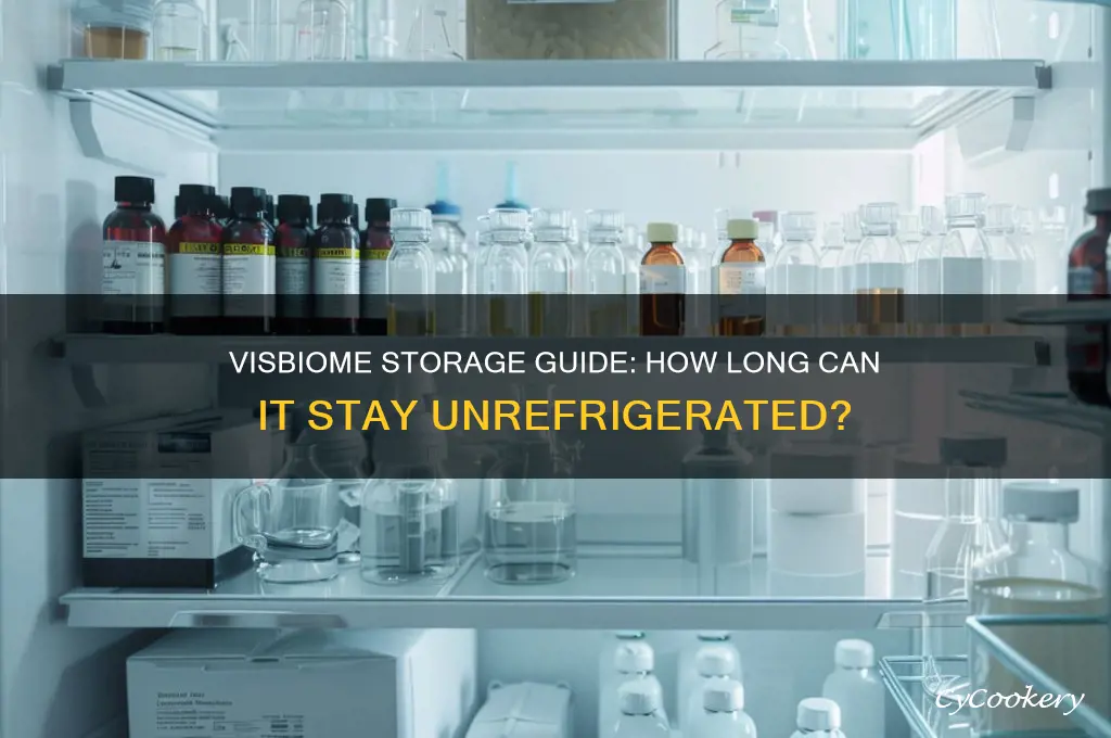 how long can visbiome not be refrigerated