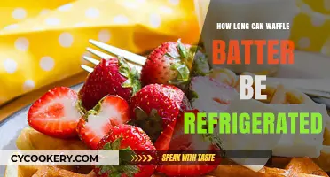 Refrigerating Waffle Batter: How Long Can It Stay Fresh?