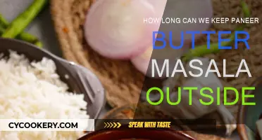 Storing Paneer Butter Masala: How Long is it Safe?