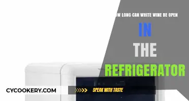 How Long Does Open White Wine Last in the Fridge?