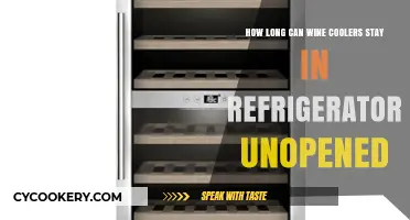 Unopened Wine Coolers: Optimal Fridge Storage Duration Explained