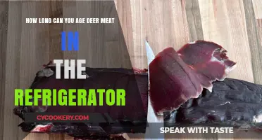 Aging Deer Meat: Optimal Refrigerator Time for Tender Venison