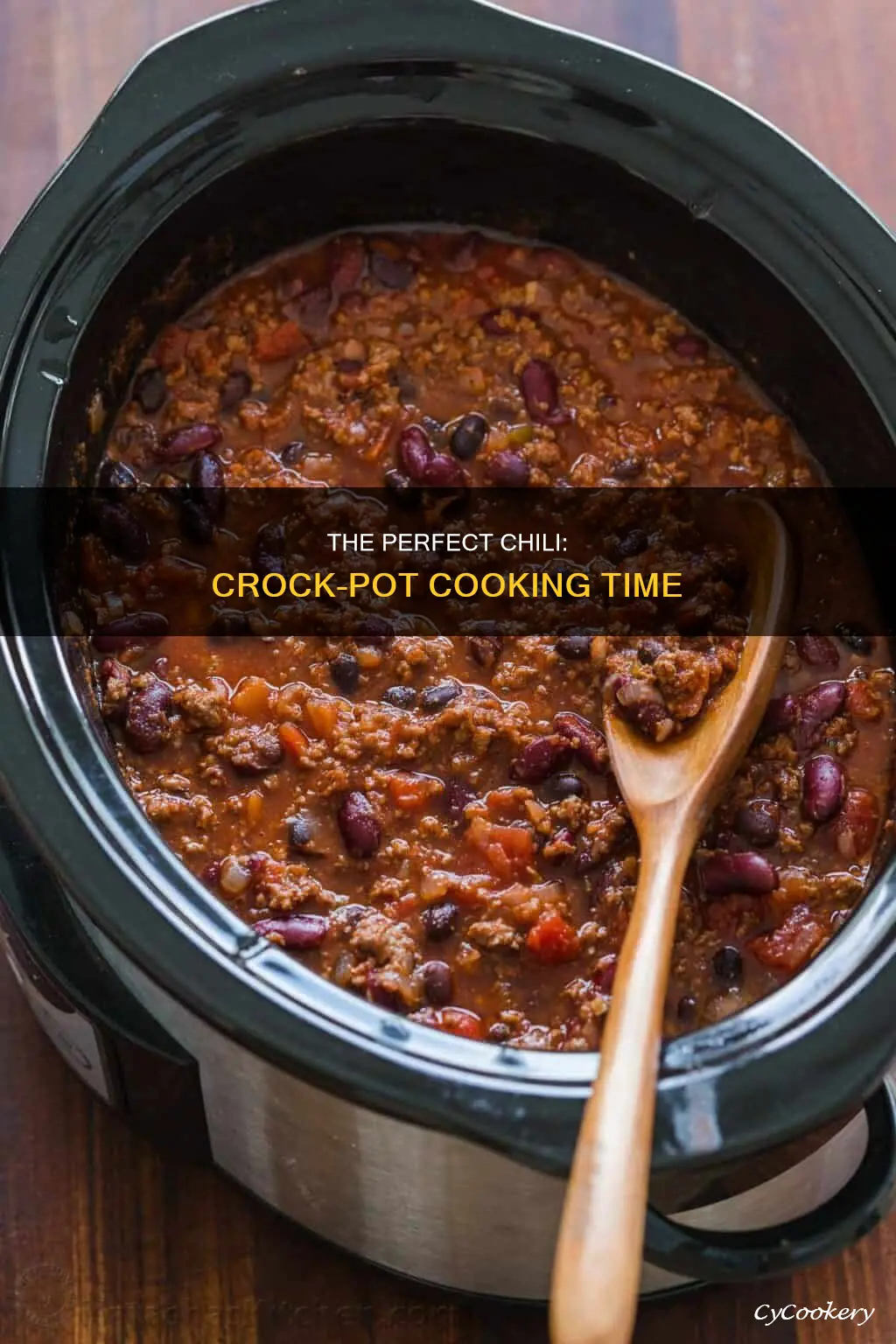 how long can you cook chili in crock pot