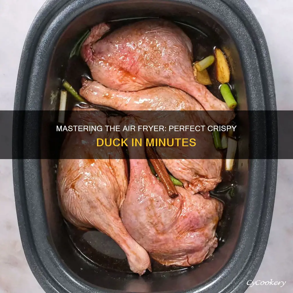 how long can you cook crispy duck in air fryer