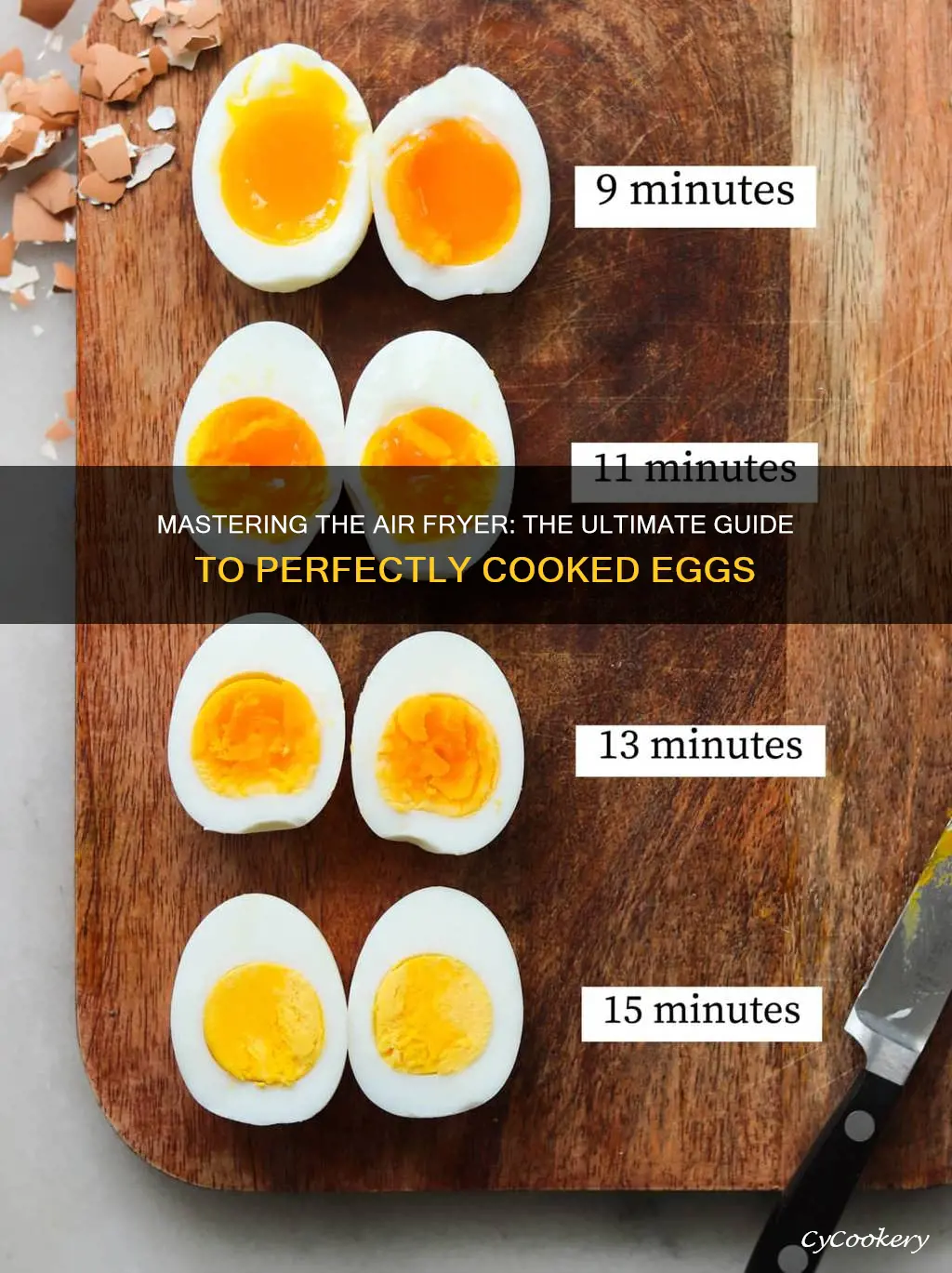 how long can you cook eggs in air fryer