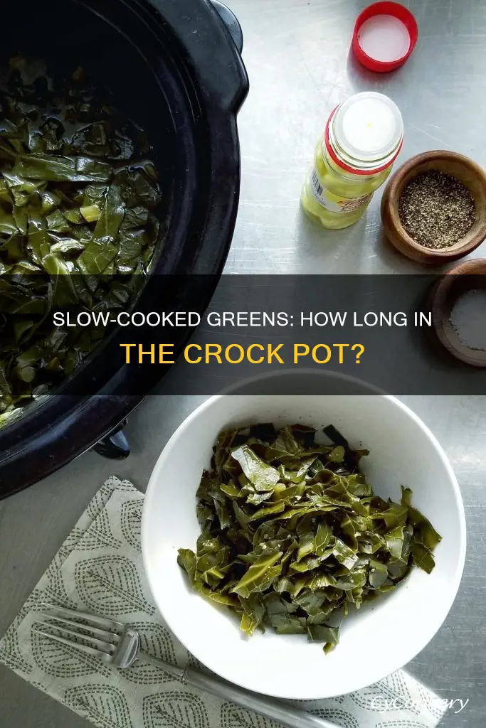 how long can you cook greens in a crock pot