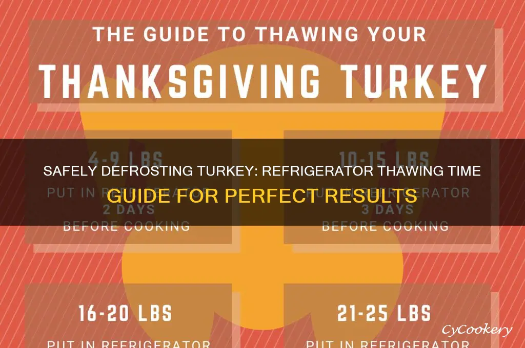 how long can you defrost a turkey in refrigerator