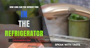 Safely Defrosting Fish: Refrigerator Thawing Time Guide