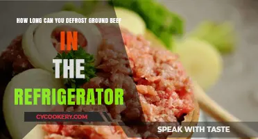 Safely Defrosting Ground Beef: Refrigerator Thawing Time Guide