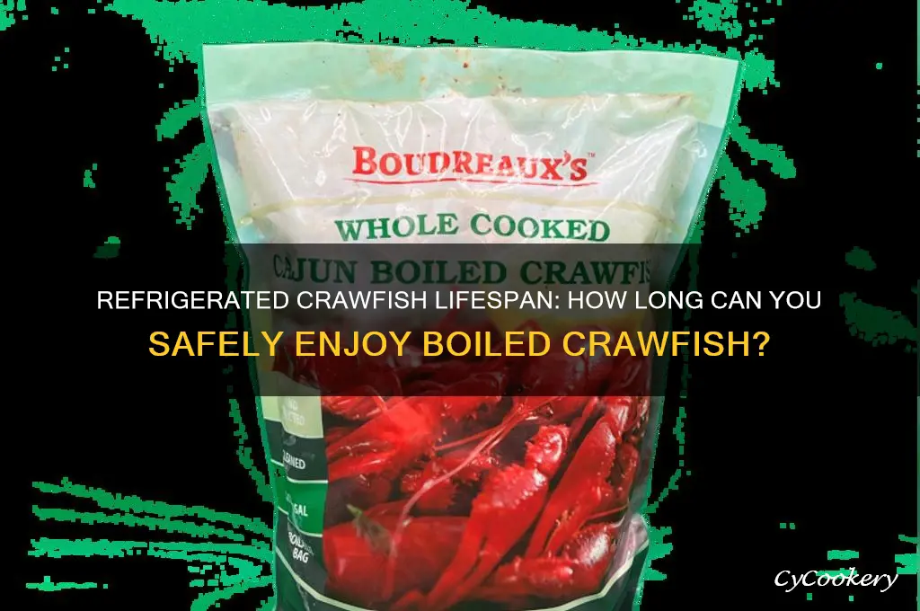 how long can you eat boiled crawfish in the refrigerator