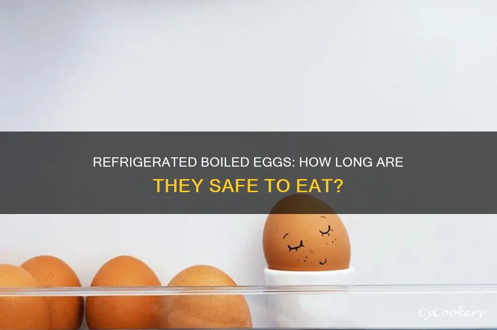 how long can you eat boiled eggs in the refrigerator