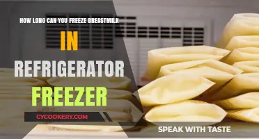 Freezing Breastmilk: Optimal Storage Duration in Your Refrigerator Freezer