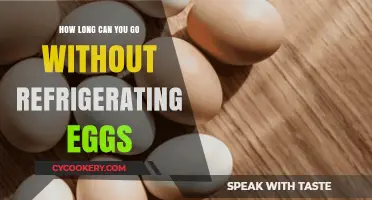How Long Can Eggs Safely Sit Out Without Refrigeration?