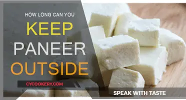 The Safe Consumption Time of Paneer Left Out