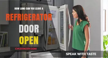 How Long Can You Safely Leave Your Refrigerator Door Open?