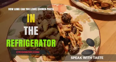 Refrigerated Cooked Pasta: Safe Storage Time and Tips