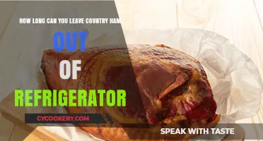 How Long Can Country Ham Sit Out Safely?